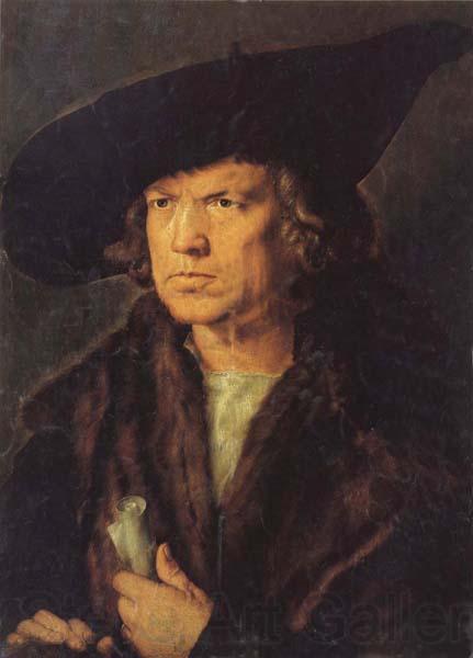 Albrecht Durer Portrait of a Man Norge oil painting art